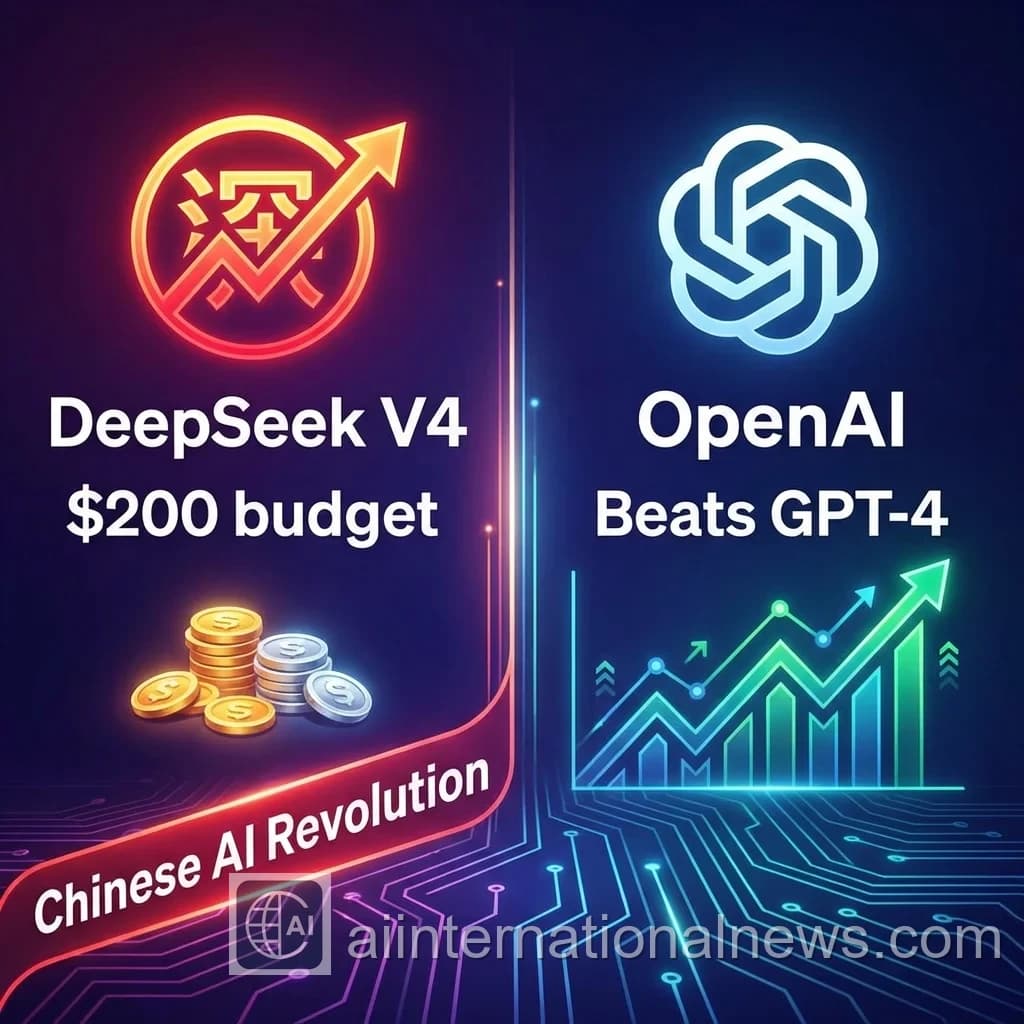 DeepSeek V4 Launch: Chinese AI Built on $200 Budget Beats GPT-4 (2026)