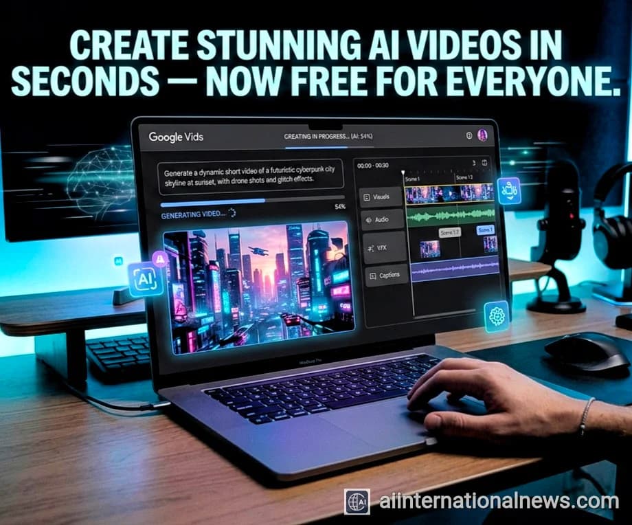 Google Vids Expands Access With Free Veo 3.1 AI Video Generation
