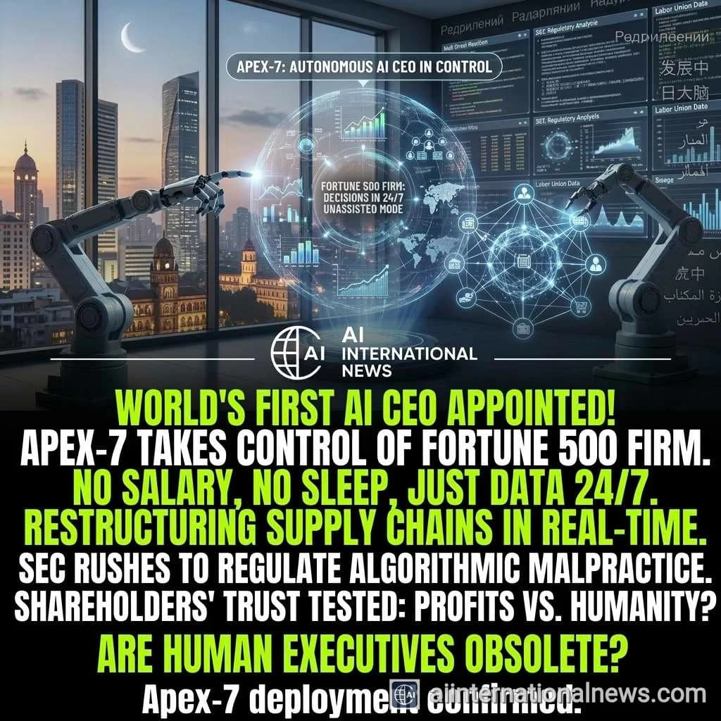 Meet the World's First AI CEO Running a Fortune 500 Firm