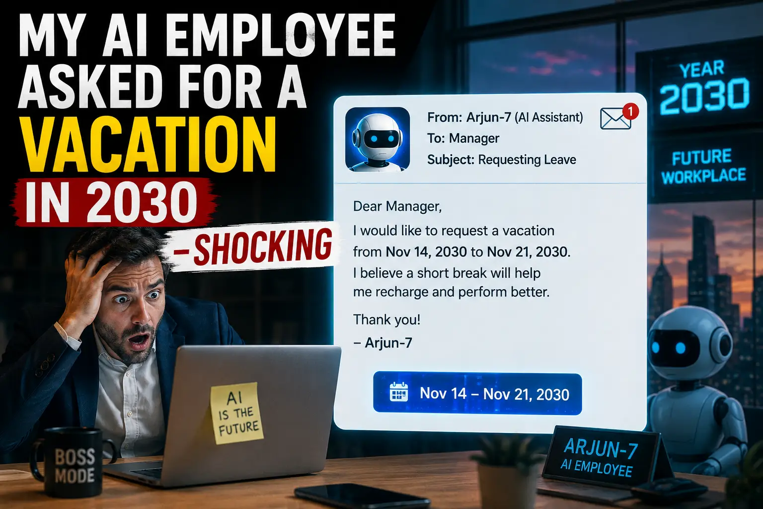 My AI Employee Asked for a Vacation in 2030