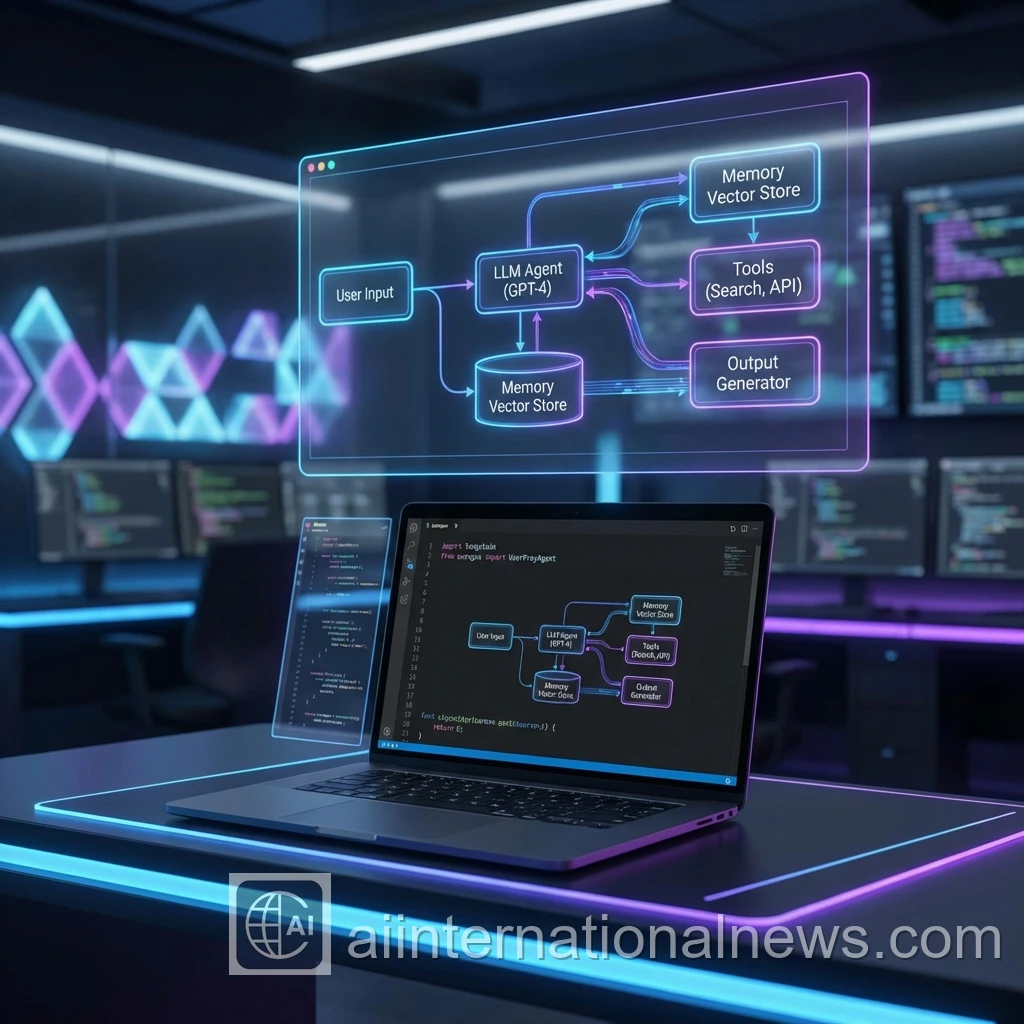 AI agent development with LangChain and AutoGen frameworks