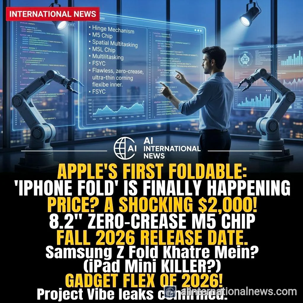 Apple's First Foldable is Here: 'iPhone Fold' Leaks Reveal a Shocking $2,000 Price Tag 