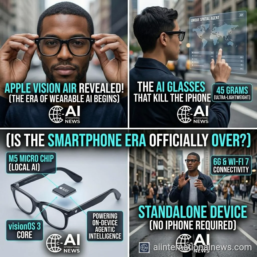 Apple Vision Air Revealed: The AI Glasses Replacing the iPhone in 2026