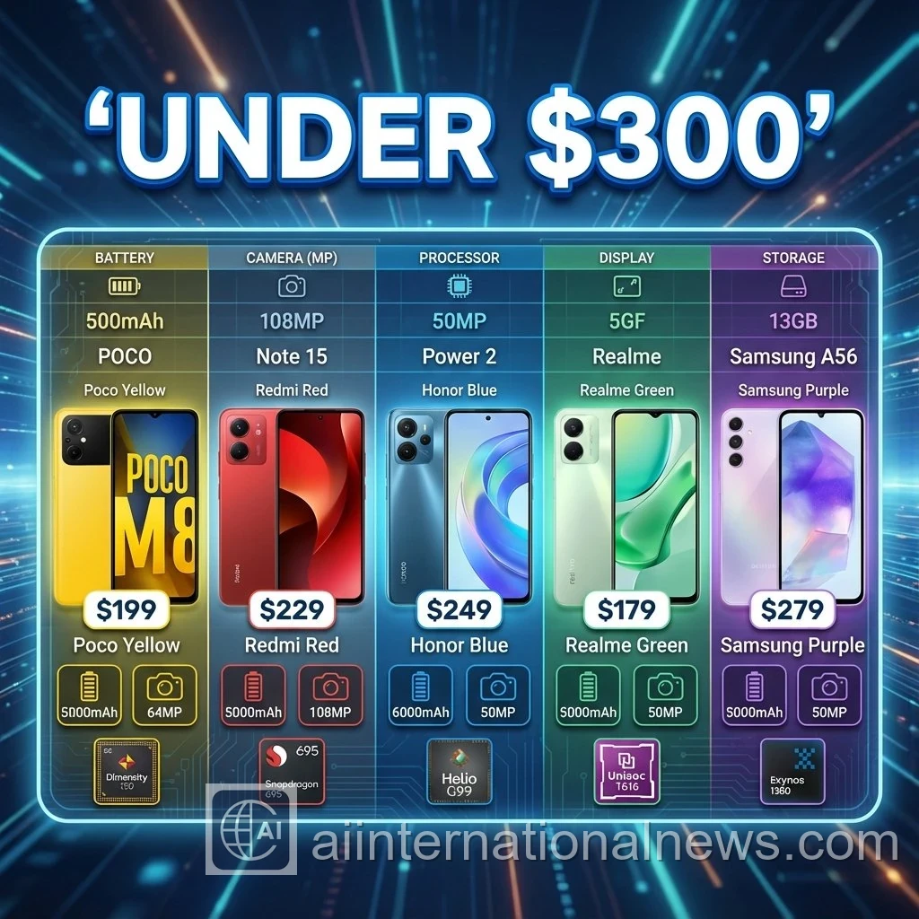 Best Budget Phones Under $300