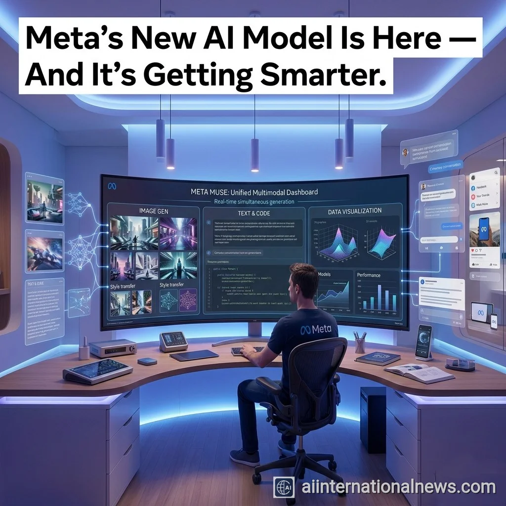 Meta Introduces Muse AI Model, Expanding Its Push Into Advanced Generative Systems
