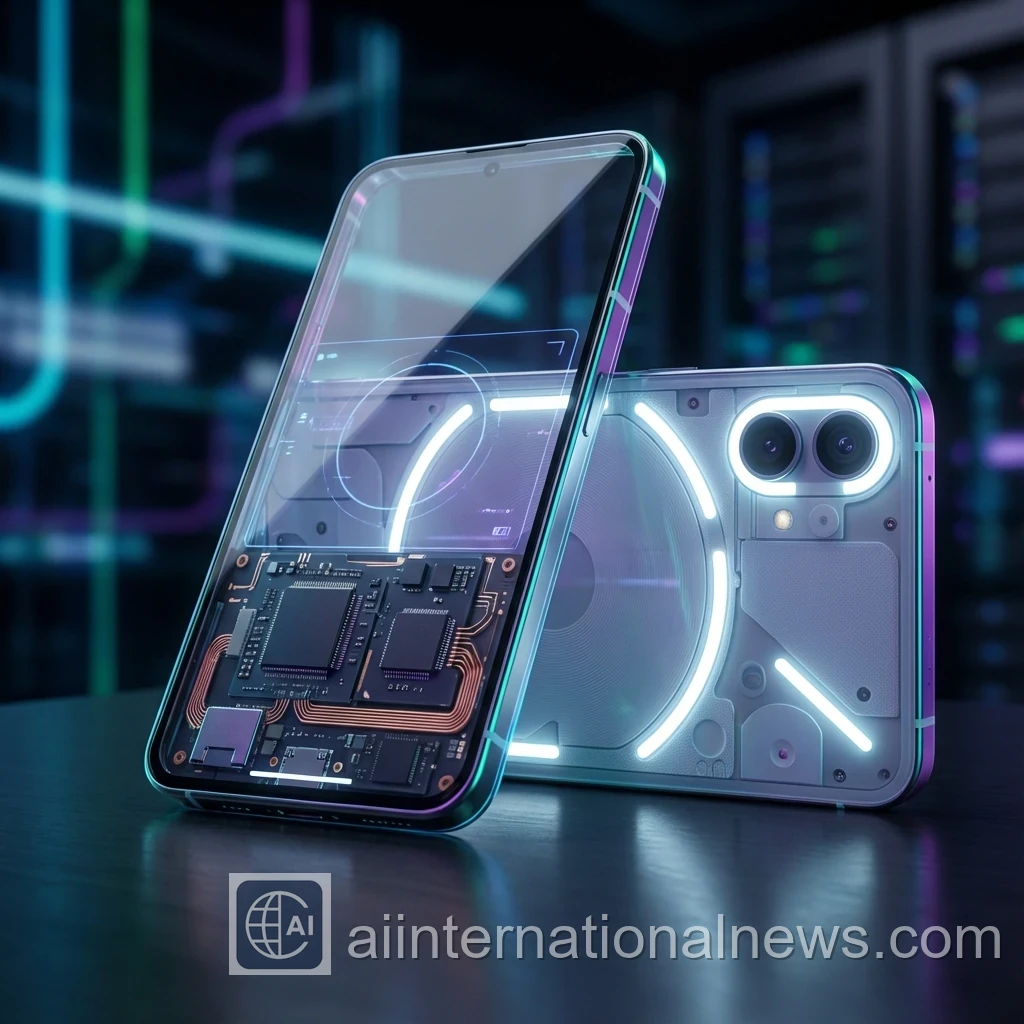 Nothing Phone 5 transparent display